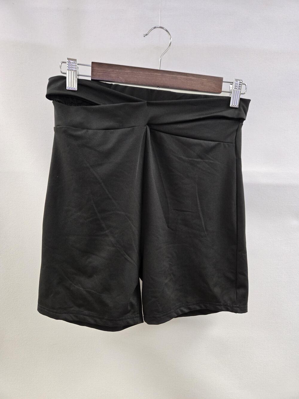 Shein Shorts Womens Large Black Pull On High Waist Stretch Casual Summer Comfy